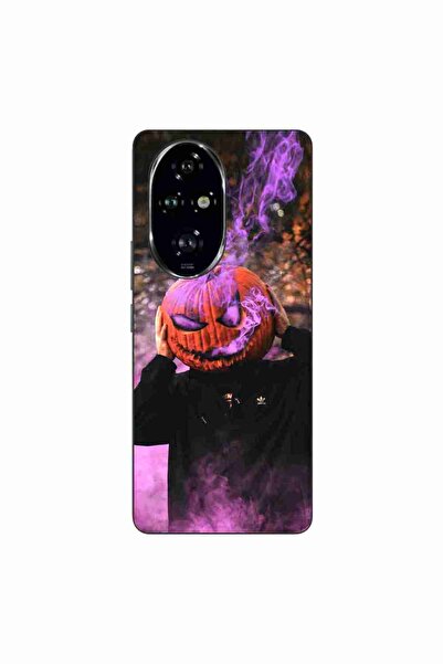 OEM Husa compatibila cu Honor 200 Pro Silicon Gel Tpu Model Halloween Cap Dov...