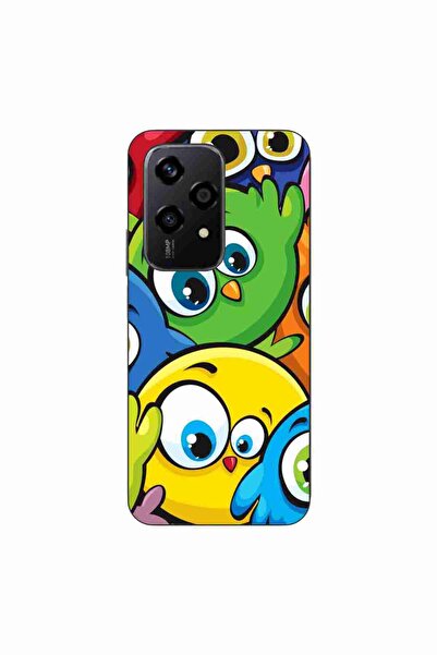 OEM Husa compatibila cu Honor 200 Lite Silicon Gel Tpu Model Bufnite Colorate