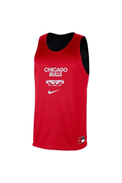 Nike Tricou de antrenament din plasă Chicago Bulls pentru bărbați, mărimea XL