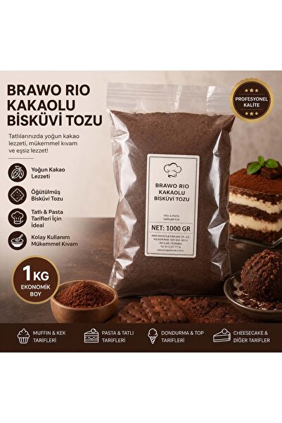 Dr. Gusto Brawo Rio Pasta & Tatlı İçin Kakaolu Bisküvi Tozu