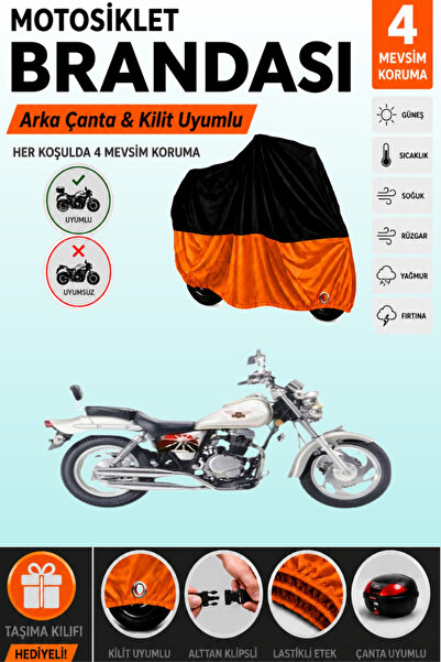 Cemku Double Black Top - Orange Bottom, Rear Bag Compatible Steel Engine Crow...