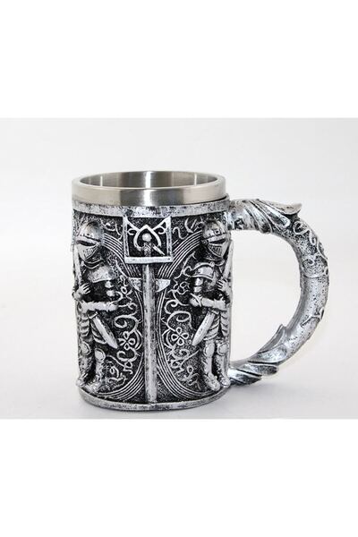 Mestore Stainless Steel Knight Mug Cup Alk2589