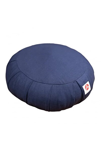 ASTEYA Premium Pleated Zafu Meditation Cushion, Navy Blue Color 100% Cotton, ...