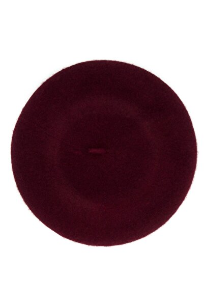 ButicCochet Women's beret, ButicCochet, wool, one size, Cherry - BSC268
