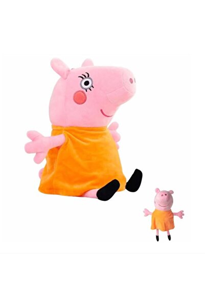 OEM Plush Toy Peppa Pig-Mummy Pig, 23 cm, Pink/Orange