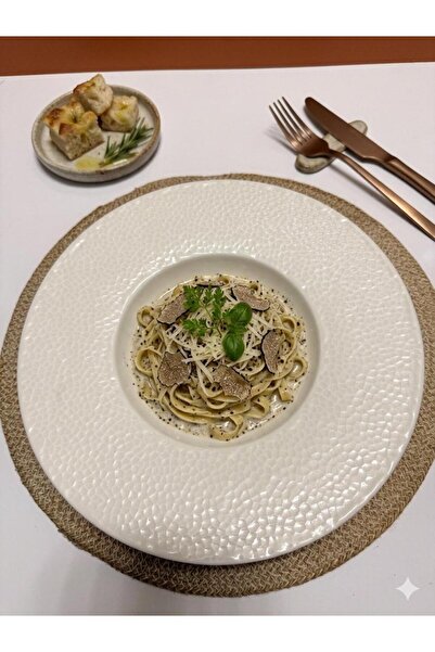 MAViHOME Wellington One Piece 27 cm Cream Pasta Plate