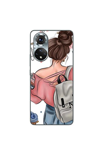 OEM Husa compatibila cu Honor 50 Silicon Gel Tpu Model Girl Fashion School