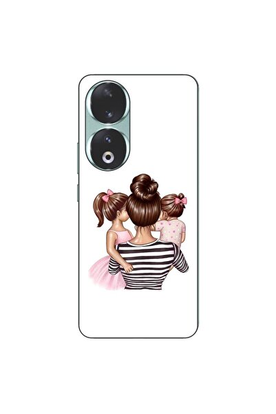 OEM Husa compatibila cu Honor 90 5G Silicon Gel Tpu Model Mom and Girls