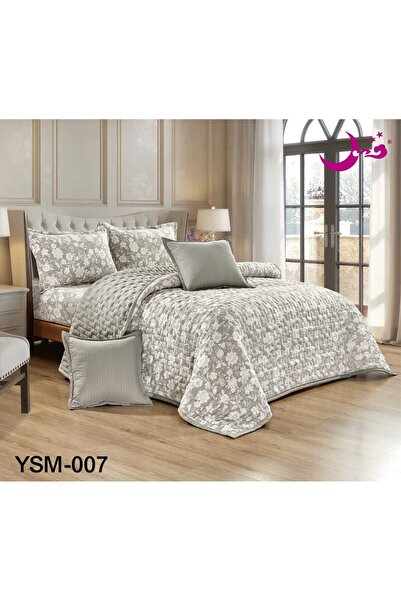 Moon Double Bed Compressed Quilted Summer Microfiber 6 Pieces - 230*250 - Com...