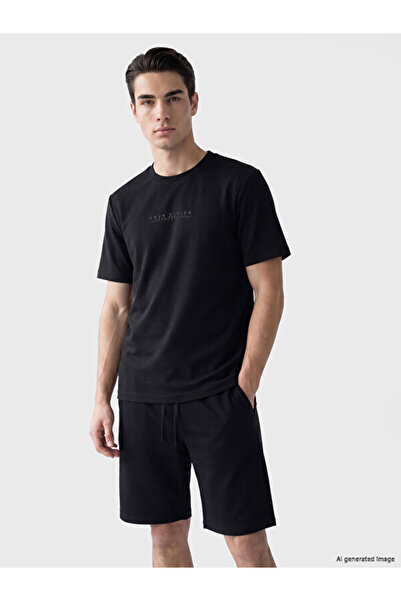 LC Waikiki RMZ GİYİM FARKIŞİLLİKULTRĂ Zero Roba Yaka Tricou bărbătesc din bum...