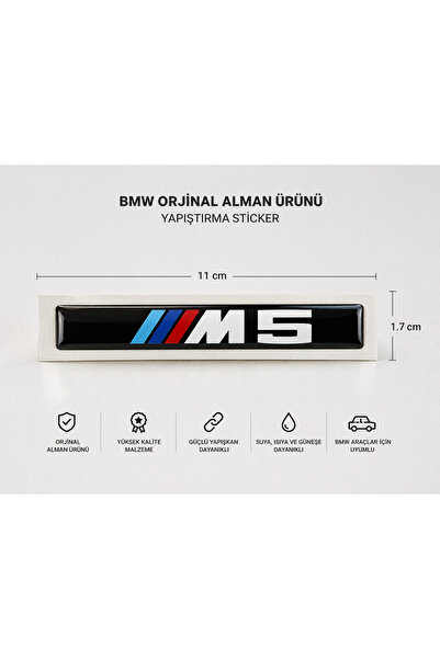 EP GARAJ OTOMOTİV ملصق لاصق أصلي ألماني الصنع لسيارات BMW M5