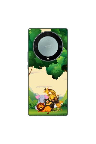 OEM Husa compatibila cu Honor Magic 5 Lite Silicon Gel Tpu Model Jungla cu An...