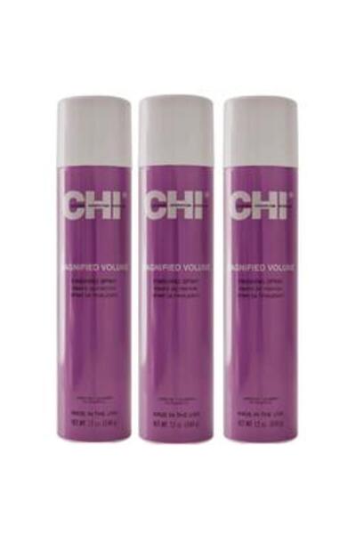 Chi Pachet 3 x Fixativ Farouk Magnified Volume Finishing Spray 340g