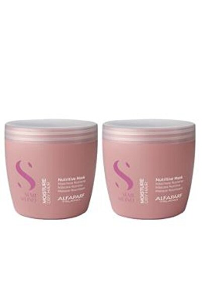 Alfaparf Milano Pachet 2 x Masca Hidratanta pentru Par Uscat - Semi Di Lino M...