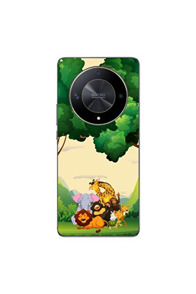 OEM Husa compatibila cu Honor Magic6 Lite Silicon Gel Tpu Model Jungla cu Ani...