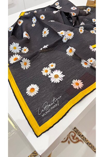 LA BOUTIQUE Bambu İpek Pamuk Yaz Güz Serinliği Eşarp