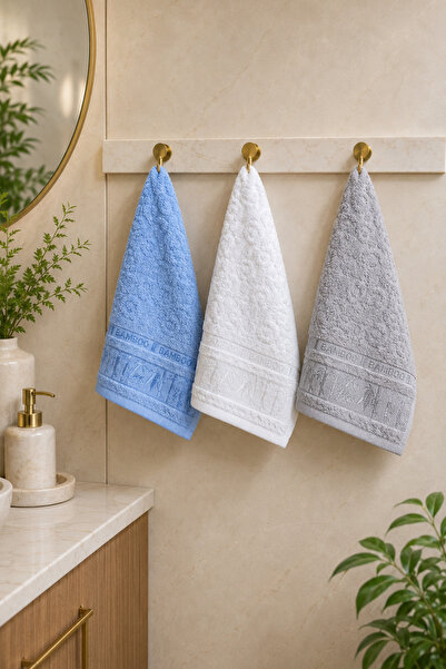 TAYA HOME Bamboo Hand and Face Towel 30X50 cm |   Premium Soft Towel for Kitc...