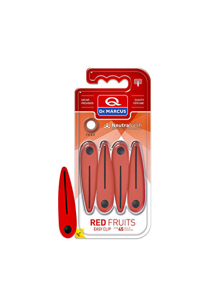 OEM Odorizant auto Dr. Marcus Easy Clip Fructe Rosii, efect minim 2 saptamani
