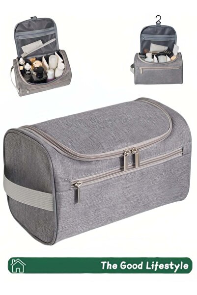 Generic Portable Hanging Travel Cosmetic Toiletry Bag with Zipper, Waterproof...
