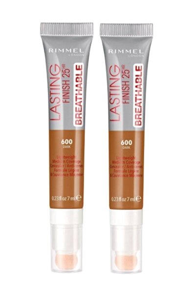 RIMMEL LONDON Kapatıcı - Lasting Finish 25HR Breathable Concealer 600 Dark x ...