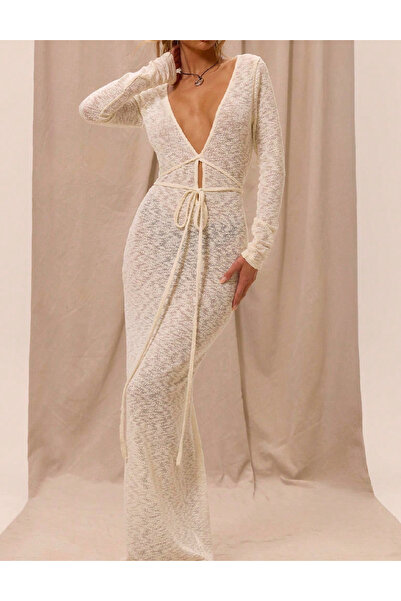 Evendi Beach dress, Ecru