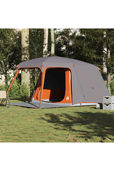 vidaxl Cort de camping cu dom veranda pentru 5 persoane, impermeabil