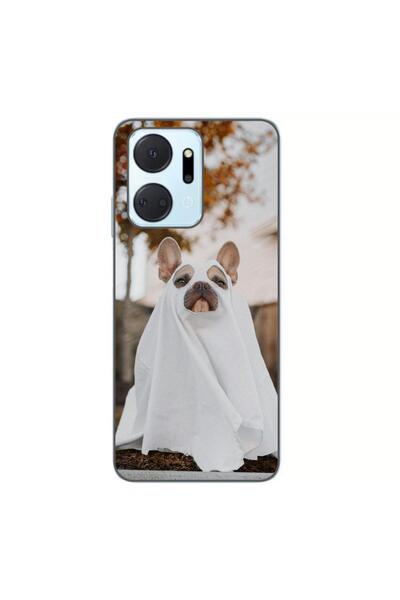OEM Husa compatibila cu Honor X7a Silicon Gel Tpu Model Halloween Catel Costu...