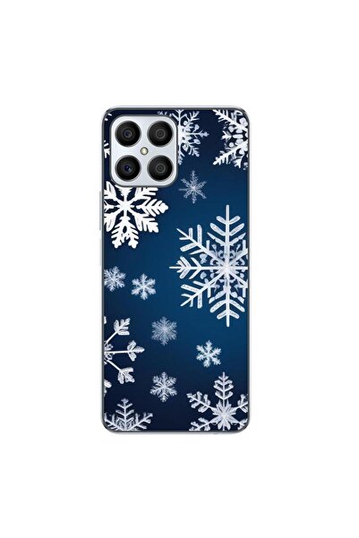 OEM Husa compatibila cu Honor X8 Silicon Gel Tpu Model Fulgi de Nea