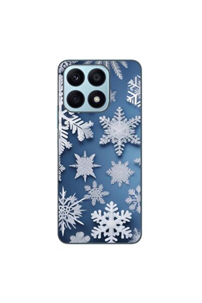 OEM Case compatible with Honor X8a Silicone Gel Tpu Snowflake Pattern