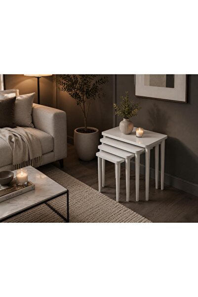 KARLI HOME 1.sınıf MDF 4 lü Zigon Sehpa