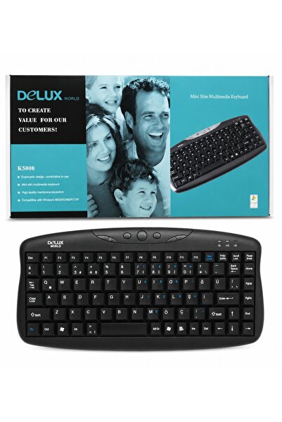 Delux K5000 ps2 girişli klavye