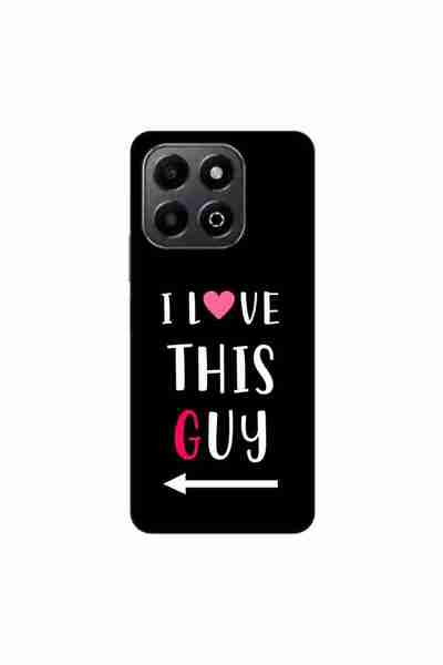 OEM Husa compatibila cu Honor X6b Silicon Gel Tpu Model Cupluri I love This Guy