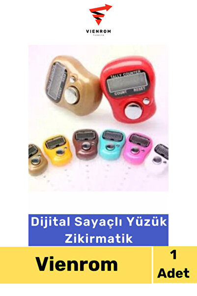 Vienrom #Tesbih Dijital Tesbih Parmak Tipi Sayacı 99999 Pil Tasarruflu Uyku M...