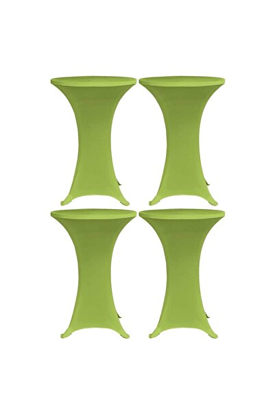 vidaxl Husă elastică pentru masă, 4 buc., verde, 70 cm