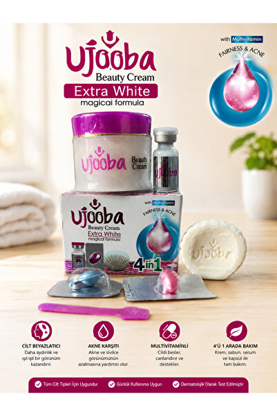 Arenist Ujooba Extra White Beauty Cream 4in1 Bakım Seti