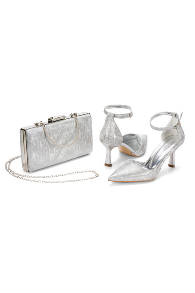 Melvoria Ankle-Tied Pointed Toe Evening and Occasion High Heeled Shoes