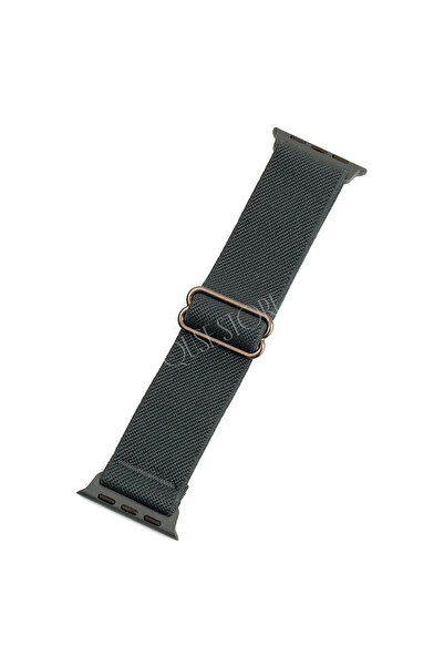 Quse Apple Watch Series 10/11 42mm & 41mm-40mm-38mm ile Uyumlu Dokuma Kumaş K...