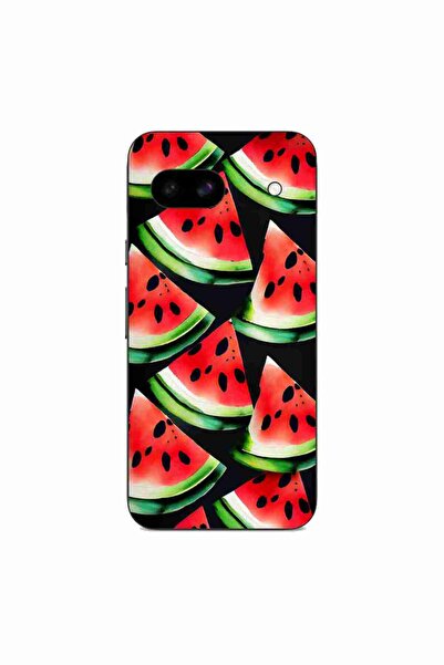 OEM Case compatible with Google Pixel 8A Silicone Gel Tpu Pattern Watermelon ...