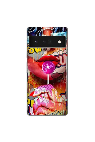OEM Θήκη συμβατή με Google Pixel 6 Pro από σιλικόνη gel TPU με σχέδιο Pop Art...