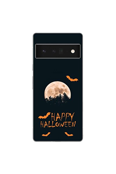 OEM Husa compatibila cu Google Pixel 6 Pro Silicon Gel Tpu Model Happy Hallow...