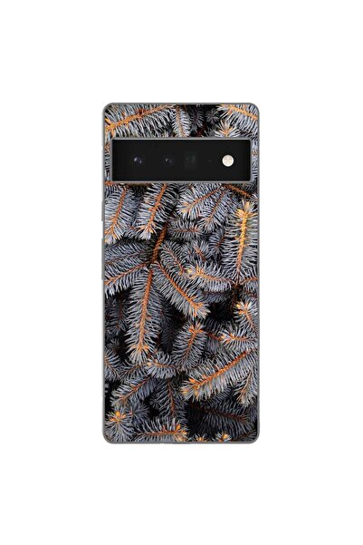 OEM Husa compatibila cu Google Pixel 6 Pro Silicon Gel Tpu Model Crengi de Brad