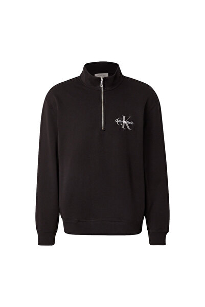 Calvin Klein Hanorac bărbătesc cu logo și jumătate de fermoar, mărimea S, XL