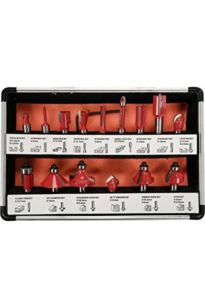 yato Set Freze Pentru Lemn 15 Piese