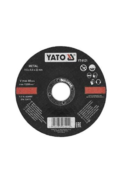 yato Disc Pentru Șlefuit,Depresat, 115X22X6Mm