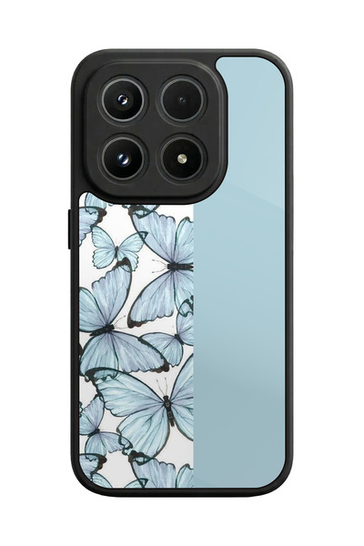 BGAKSESUAR Xlaomi Mi 17 5g Compatible Glossy Premium Case with Butterfly Design