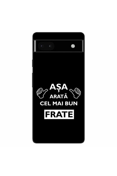OEM Husa compatibila cu Google Pixel 6A Silicon Gel Tpu Model Cel Mai Bun Frate
