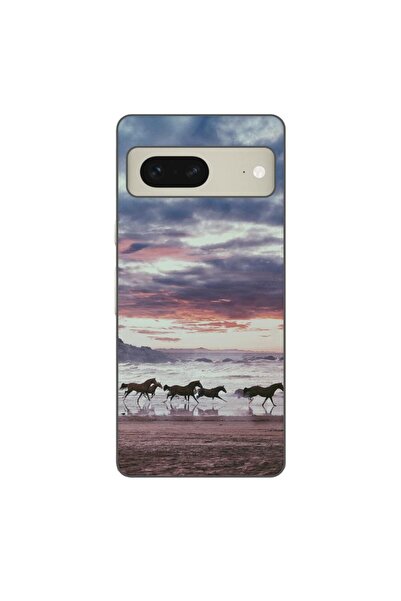 OEM Husa compatibila cu Google Pixel 7 Silicon Gel Tpu Model Cai Alergand