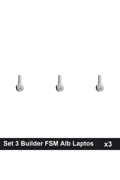 FSM Set 3 Builder Sculpting UV Gel Alb Laptos 15ml, Constructie Unghii