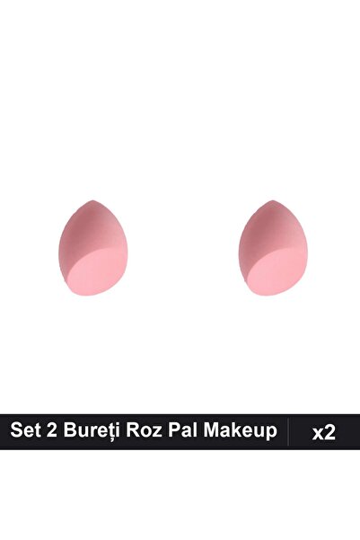 Makeup Set of 2 Extra-Soft Pale Pink Foundation Sponges, Application