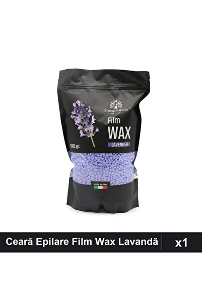 global fashion Ceară Epilare Film Wax 450g Lavandă, 1 Bucată, Epilat Profesional